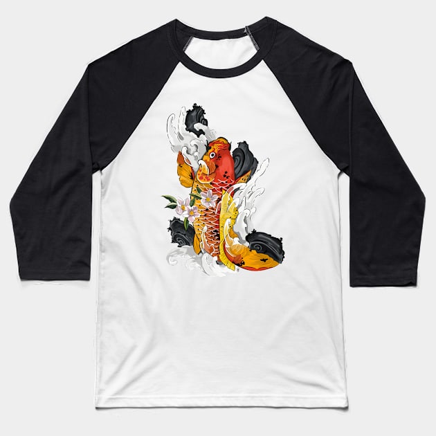 Karpa Japanese Baseball T-Shirt by Crazyartsale